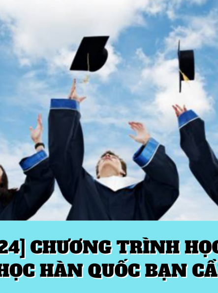 [2024] Chương trình học bổng du học Hàn Quốc bạn cần biết !